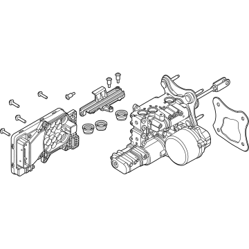 NL1Z-2005-T | Genuine Ford® Power Brake Booster Assembly