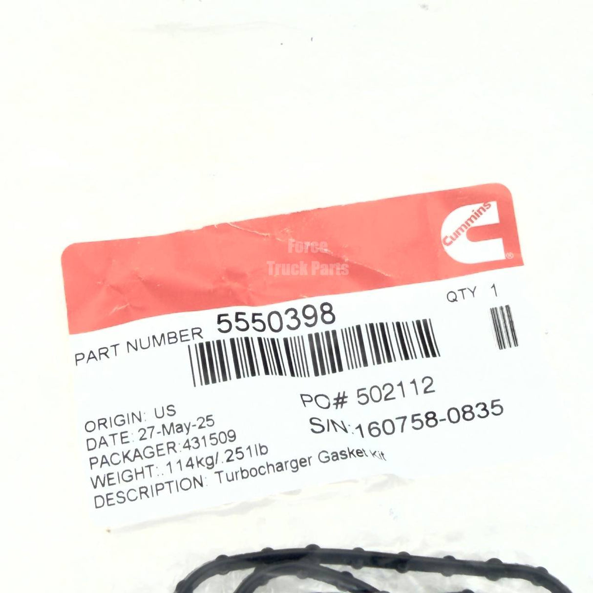 4034176 | Genuine Cummins® Turbocharger Actuator Kit For 8.9L ISC/ISL