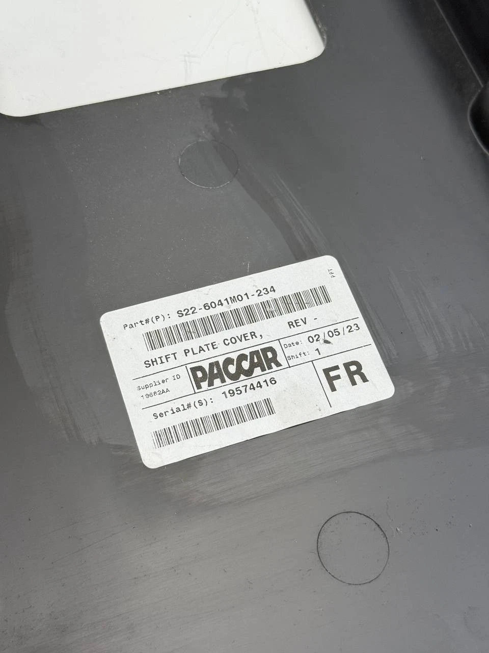 05-17799 | Genuine Paccar® Custom Fit Shift Plate Cover With Cutout
