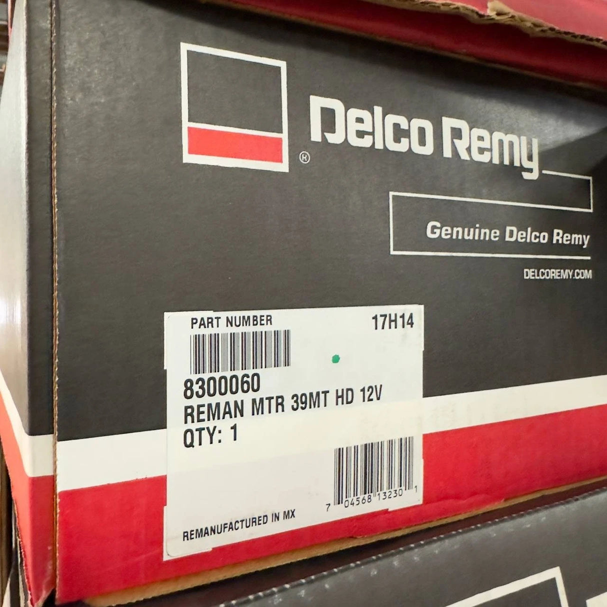 22398223 | Genuine Delco Remy® Starter Motor 39MT 12V