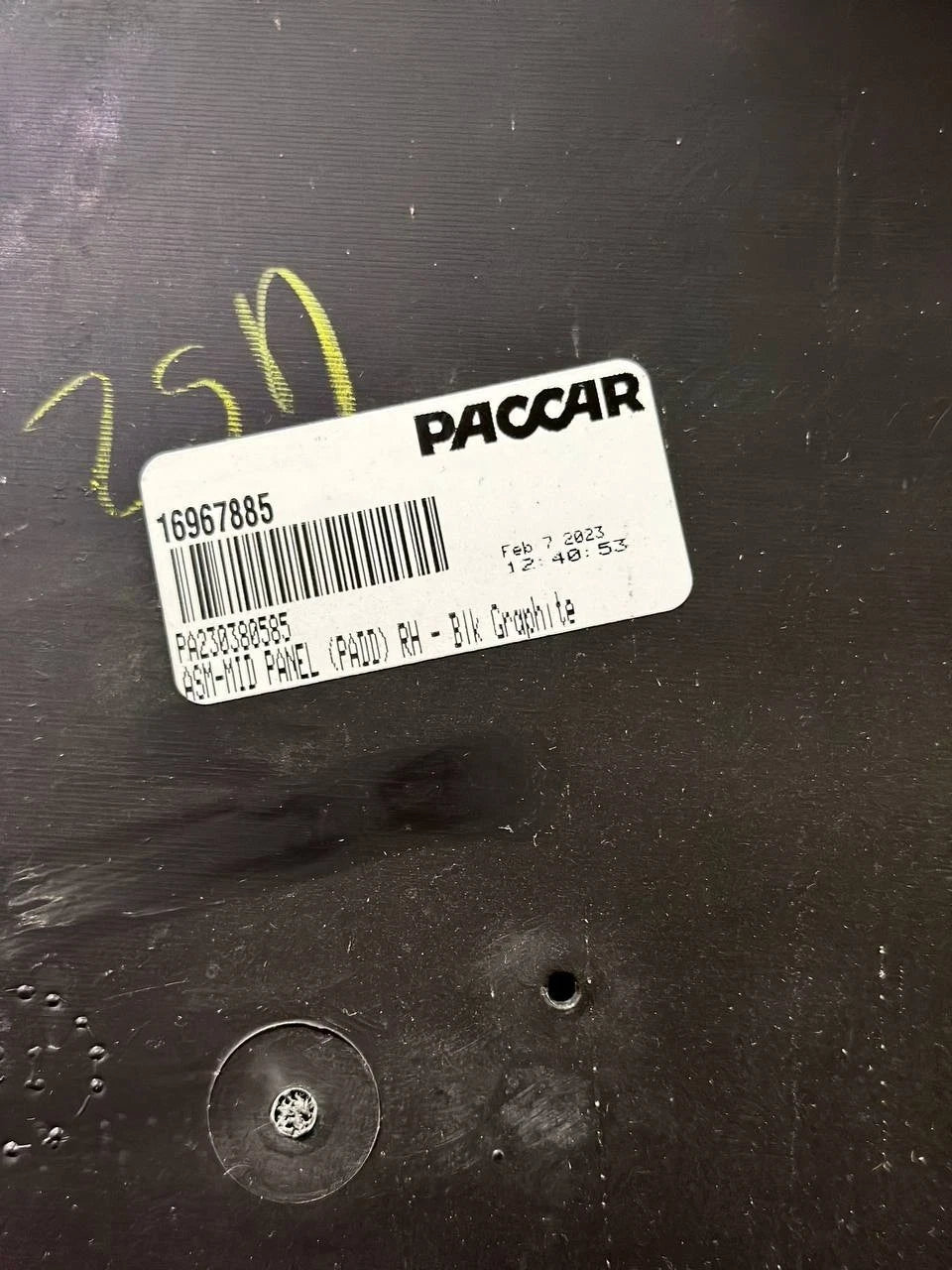 S60-1523-230901 | Genuine Paccar® Door Trim Panel RH Right