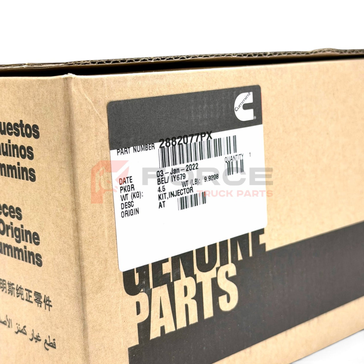 2867147NX | Genuine Cummins® Fuel Injector Kit QSK19 Tier 2 QSK38 QSK50